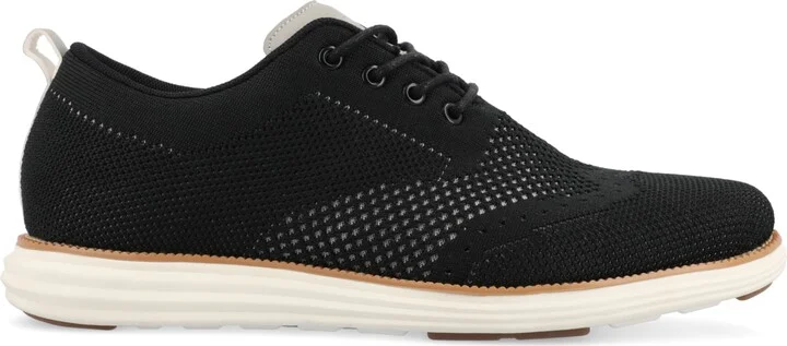 Vance Co. Men's Ezra Tru Comfort Foam Knit Wingtip Dress Shoes - Image 2