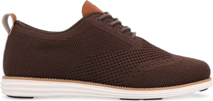 Vance Co. Men's Ezra Tru Comfort Foam Knit Wingtip Dress Shoes - Image 6