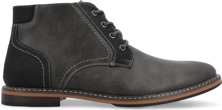 Vance Co. Men's Franco Tru Comfort Foam Lace-Up Round Toe Chukka Boots - Image 2