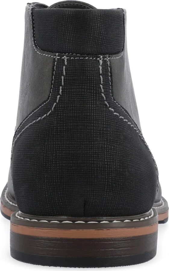 Vance Co. Men's Franco Tru Comfort Foam Lace-Up Round Toe Chukka Boots - Image 3