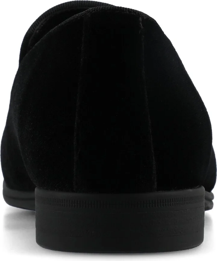 Vance Co. Men's Giovanni Comfort Dress Loafers - Patent, Black - Image 7