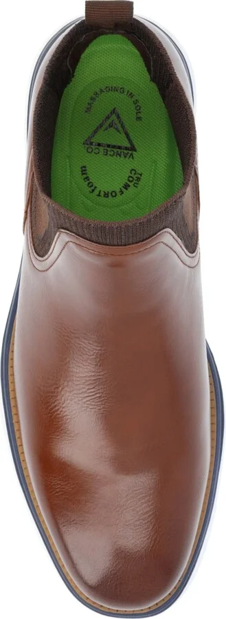 Vance Co. Men's Hartwell Tru Comfort Foam Pull-On Round Toe Chelsea Boot - Image 3