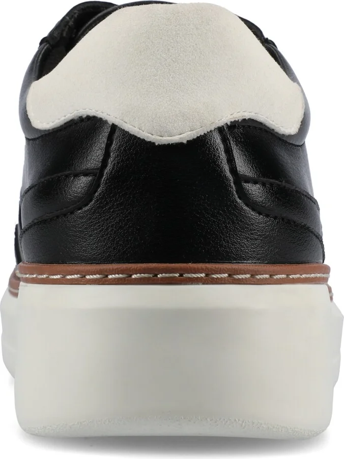 Vance Co. Men's Hustle Comfort Perforated Low Top Flexible Court Sneakers - Image 7
