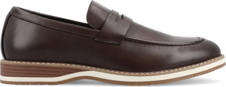 Vance Co. Men's Kahlil Tru Comfort Foam Slip-On Penny Loafers - Image 2