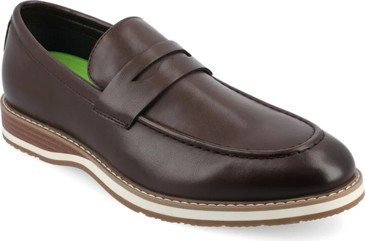 Vance Co. Men's Kahlil Tru Comfort Foam Slip-On Penny Loafers