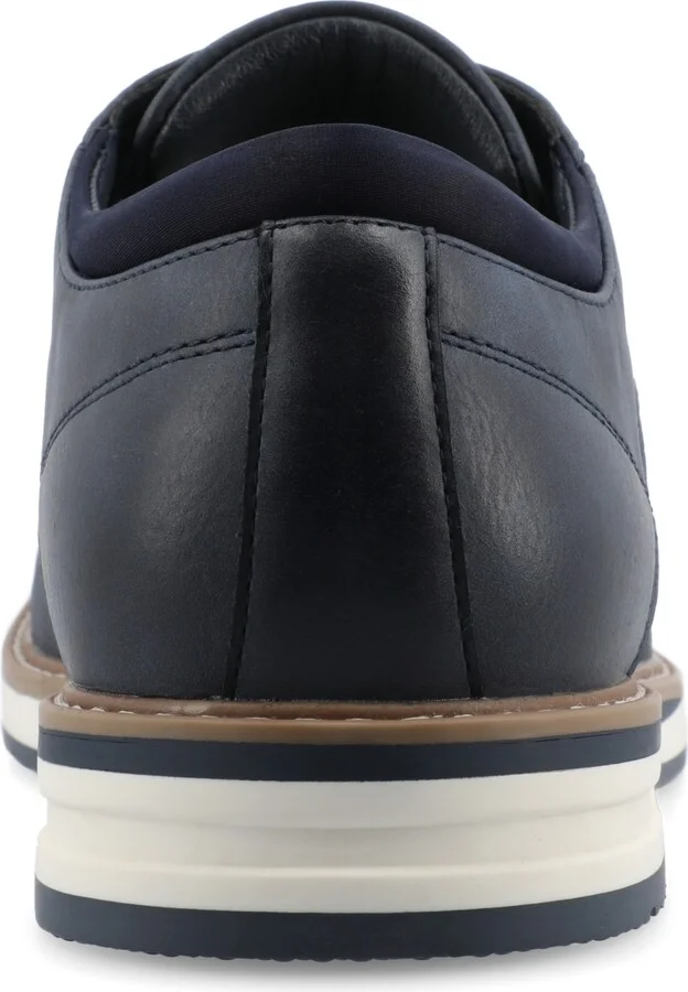 Vance Co. Men's Leon Tru Comfort Foam Lace-Up Casual Dress Shoes - Image 3