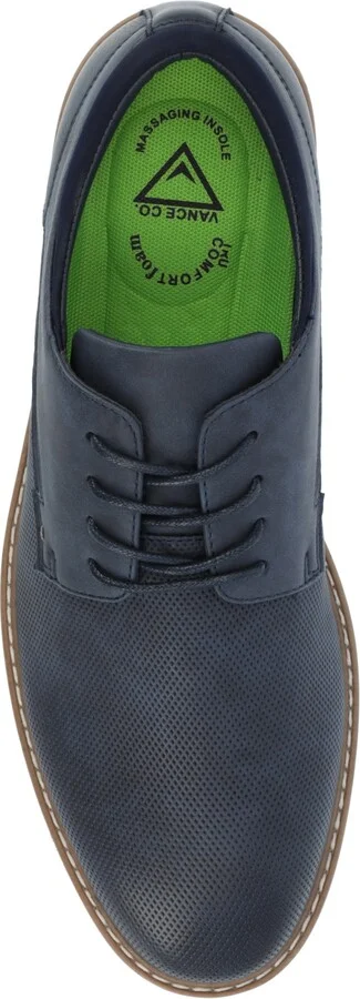Vance Co. Men's Leon Tru Comfort Foam Lace-Up Casual Dress Shoes - Image 4