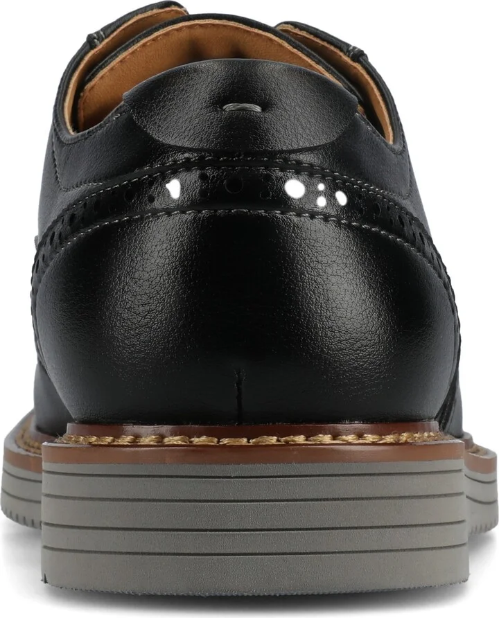 Vance Co. Men's Lorenzo Comfort Wingtip Dress Shoe - Image 3