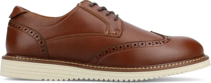 Vance Co. Men's Lorenzo Comfort Wingtip Dress Shoe - Image 6