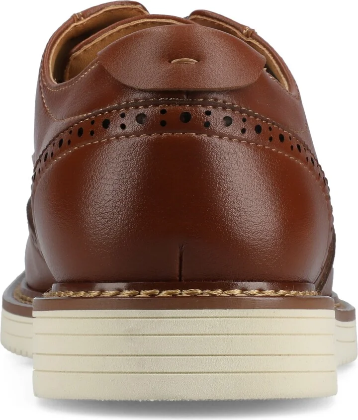 Vance Co. Men's Lorenzo Comfort Wingtip Dress Shoe - Image 7