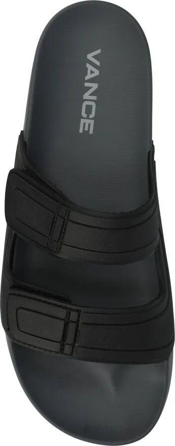 Vance Co. Men's Mario Comfort Adjustable Strap Slide On Sandals - Image 8