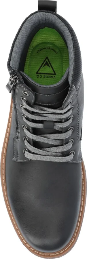 Vance Co. Men's Metcalf Tru Comfort Foam Lace-Up Round Toe Ankle Boot - Image 3
