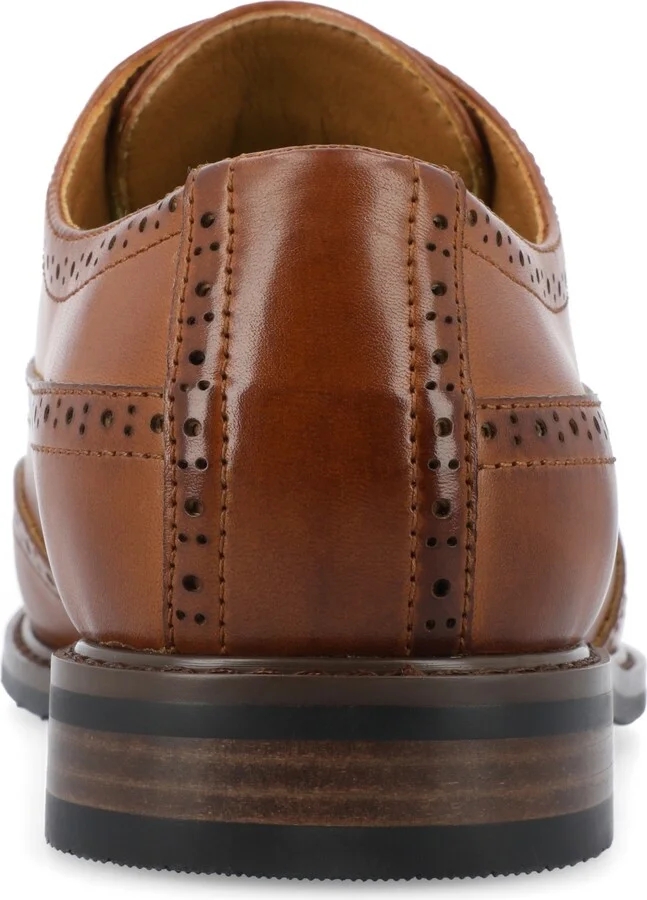 Vance Co. Men's Nikola Tru Comfort Foam Slip-On Oxford Dress Shoes - Image 3