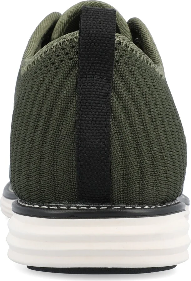 Vance Co. Men's Novak Tru Comfort Foam Knit Lace-Up Round Toe Dress Shoes - Image 7