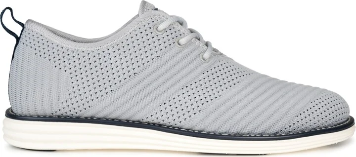 Vance Co. Men's Novak Wide Width Tru Comfort Foam Knit Lace-Up Round Toe Dress Shoes - Image 2