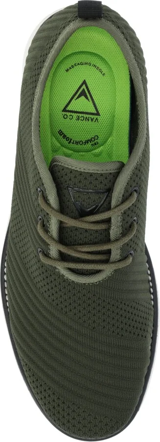 Vance Co. Men's Novak Wide Width Tru Comfort Foam Knit Lace-Up Round Toe Dress Shoes - Image 8
