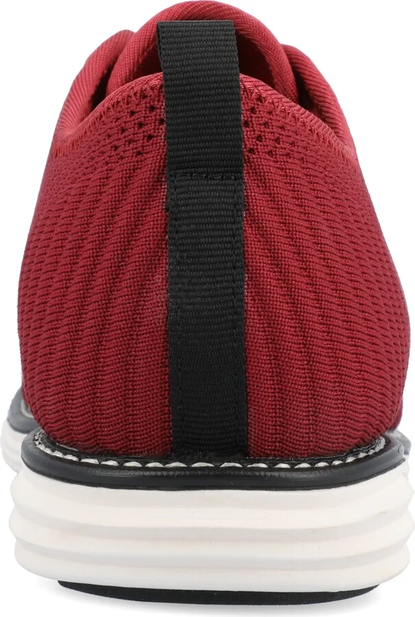 Vance Co. Men's Novak Wide Width Tru Comfort Foam Knit Lace-Up Round Toe Dress Shoes - Image 11
