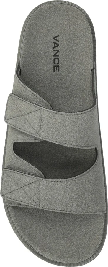 Vance Co. Men's Orlando Comfort Adjustable Strap Slide On Sandals - Image 8