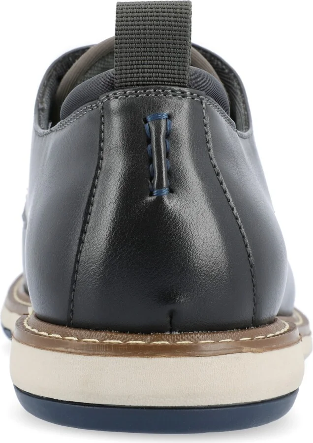 Vance Co. Men's Thad Tru Comfort Foam Lace-Up Round Toe Hybrid Dress Shoe - Image 4