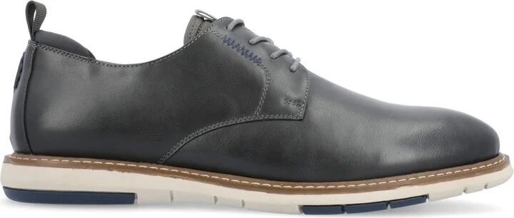 Vance Co. Men's Thad Tru Comfort Foam Lace-Up Round Toe Hybrid Dress Shoe - Image 5