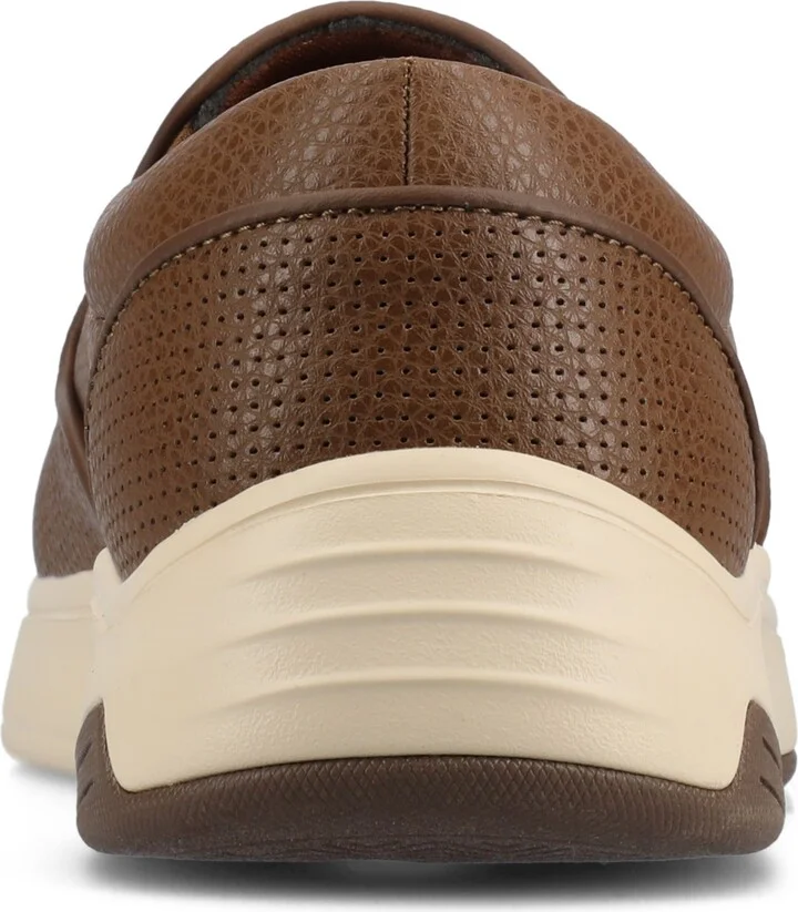 Vance Co. Men's Townes Comfort Perforated Flexible Slip-on Sneaker - Image 7