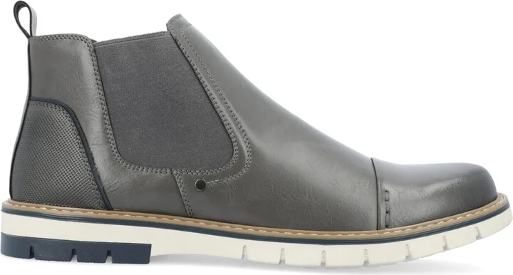 Vance Co. Men's Waylon Tru Comfort Foam Pull-On Cap Toe Chelsea Boot - Image 5
