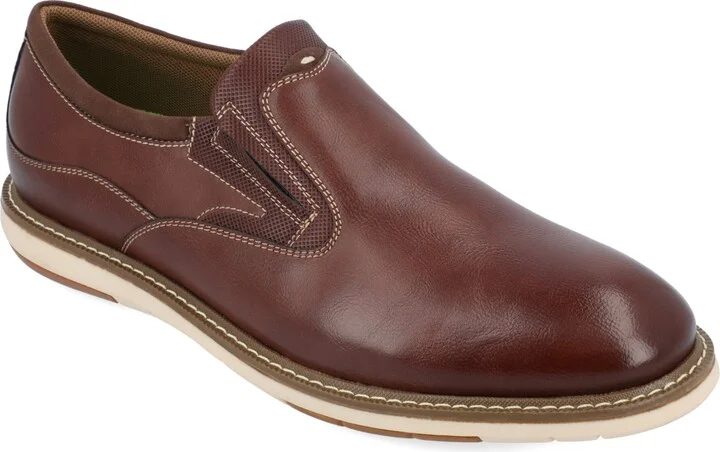 Vance Co. Men's Willis Tru Comfort Foam Slip-On Round Toe Loafer