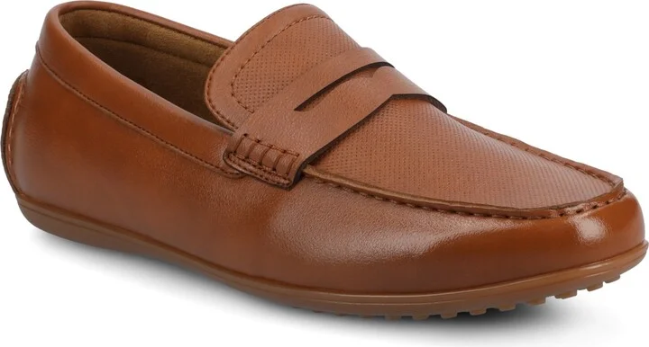 Vance Co. Men's Yates Comfort Driving Penny Loafers