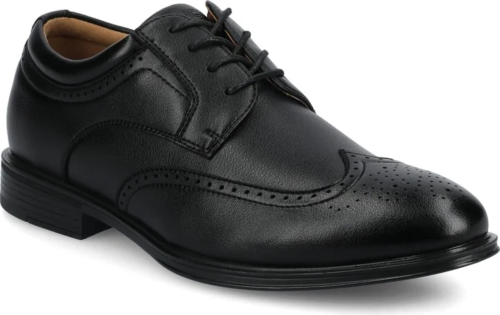 Vance Cormac Medium and Wide Width Comfort Wingtip Oxford Dress Shoe