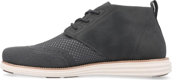 Vance Mens Barett Knit Chukka Boot Grey - Image 2