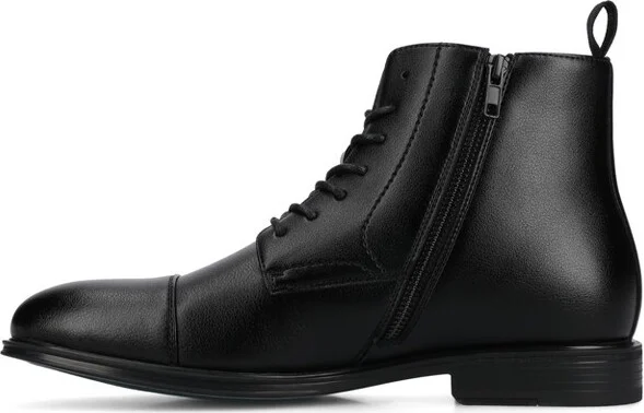 Vance Men's Blackwell Cap Toe Boot, Black - Image 2