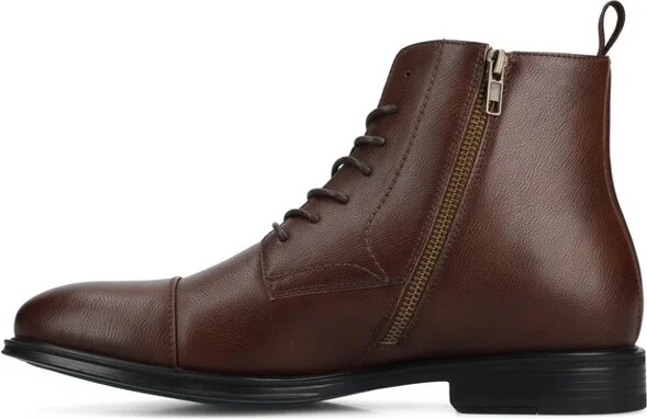 Vance Men's Blackwell Cap Toe Boot, Black - Image 3