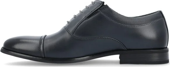 Vance Mens Bradley Oxford Dress Shoe Black - Image 3