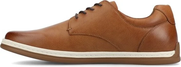 Vance Mens Brodrick Casual Lace-up Sneaker, Taupe - Image 3