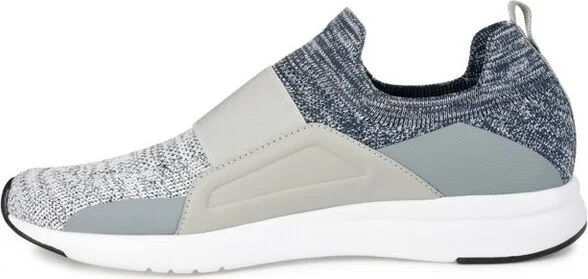 Vance Mens Cannon Casual Slip-on Knit Walking Sneaker Blue - Image 3