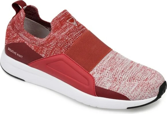 Vance Mens Cannon Casual Slip-on Knit Walking Sneaker Blue