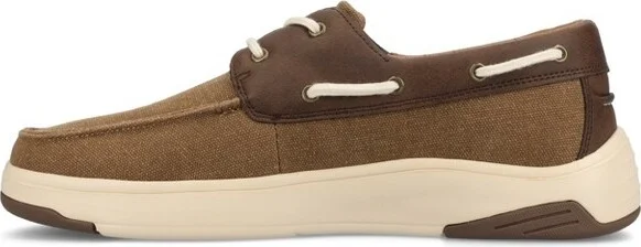 Vance Mens Catamaran Lace-up Low Top Boat Shoe Sneaker, Black - Image 3