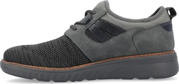 Vance Mens Claxton Knit Sneaker Grey - Image 2
