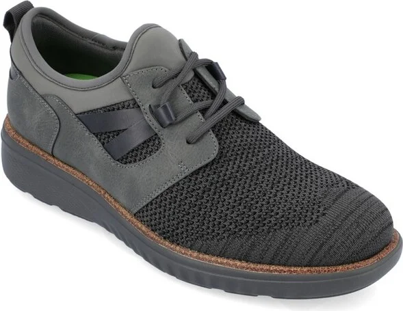 Vance Mens Claxton Knit Sneaker Grey