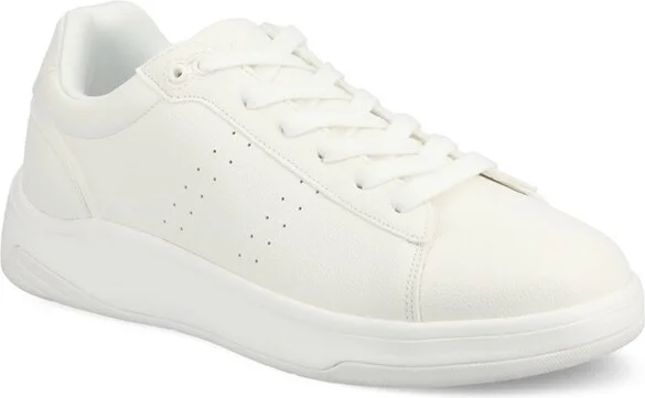 Vance Mens Colt Lace-up Low Top Court Sneaker, White
