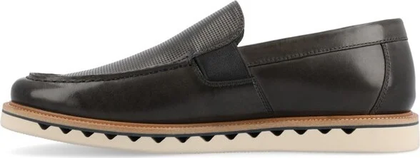 Vance Mens Dallas Slip-on Loafer, Black - Image 3