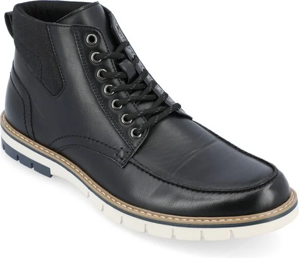 Vance Mens Dalvin Lace-up Ankle Boot Black