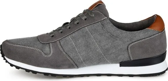 Vance Mens Ferris Casual Sneaker Grey - Image 3