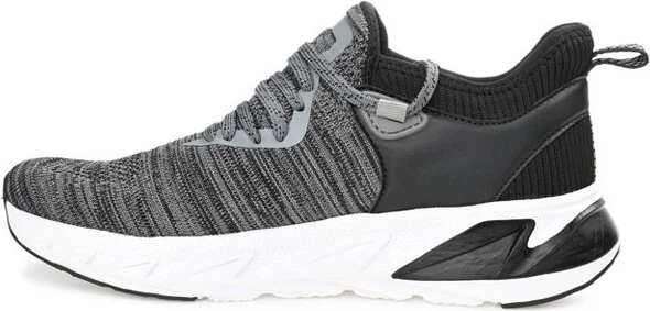 Vance Mens Gibbs Knit Athleisure Sneaker Red - Image 4