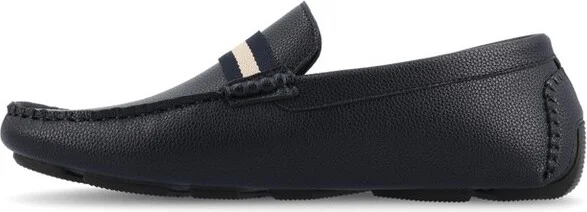 Vance Mens Griffin Slip-on Driving Loafer, Blue - Image 2