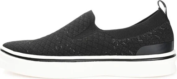 Vance Mens Hamlin Casual Knit Slip-on Sneaker Grey - Image 4