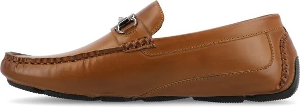 Vance Mens Holden Slip-on Bit Driving Loafer, Grey - Image 3
