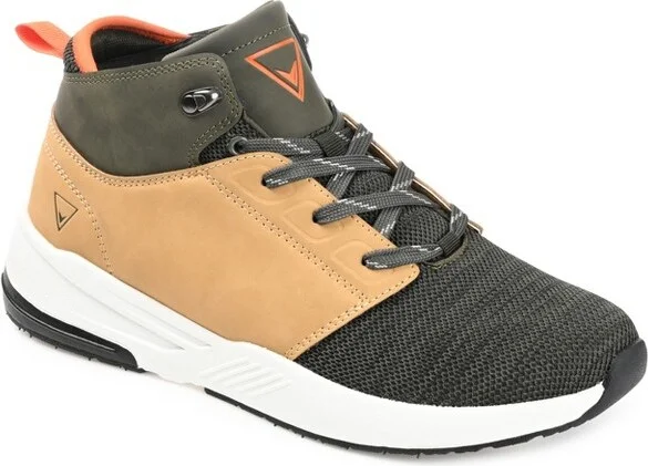 Vance Mens Hopper Knit Sneaker Boot Green