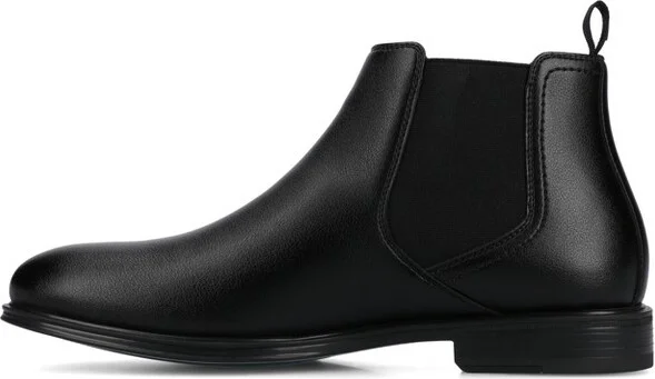 Vance Men's Josiah Medium and Wide Width Chelsea Boot, Black 11.5W - Image 2