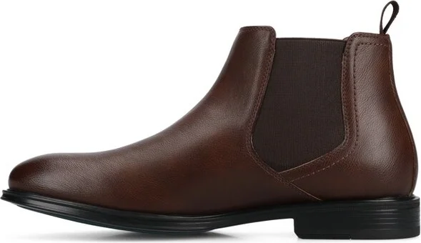Vance Men's Josiah Medium and Wide Width Chelsea Boot, Black 11.5W - Image 3